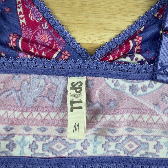 ✨ Spell Sunset Road Bralette ✨ Royal (Purple) ✨ M - Picture 9 of 10